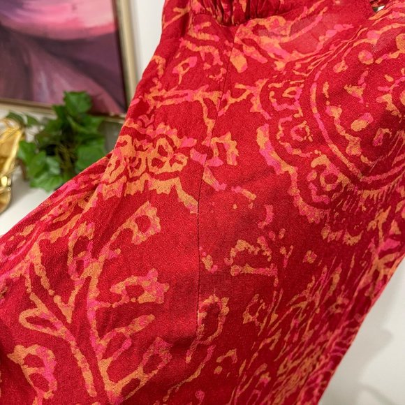 Free People Mystical Mindset Printed Maxi in scarlett combo Size M - Picture 13 of 15